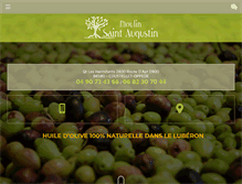 Tablet Screenshot of moulin-saintaugustin.fr